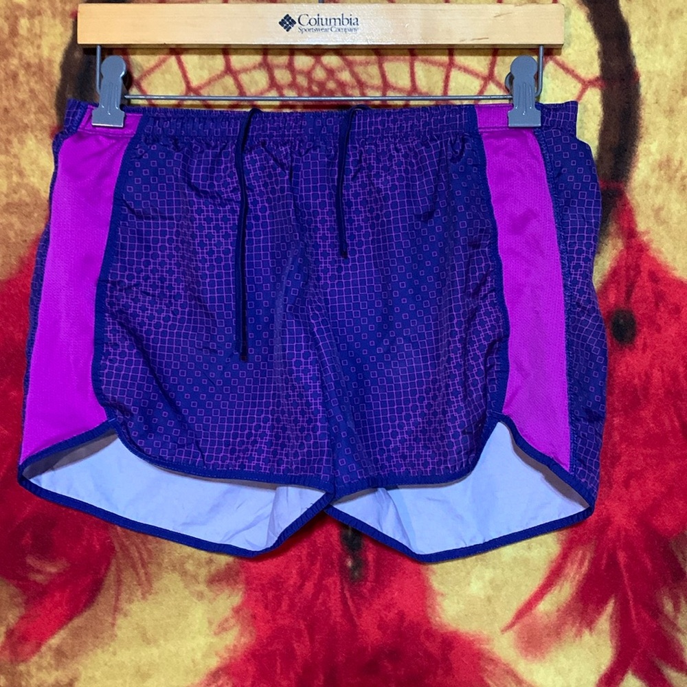 C9 by CHAMPION-woman’s violet/purple drawstring stretch waistband swim trunks